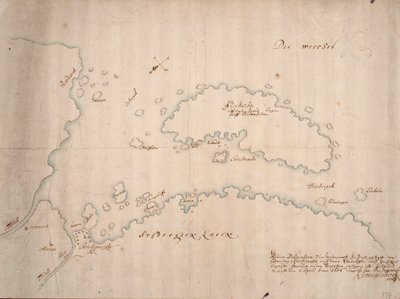 Small Delineation for Instruction in the Shape of the Fortress Christiansø by Isaac van Geelkerck
